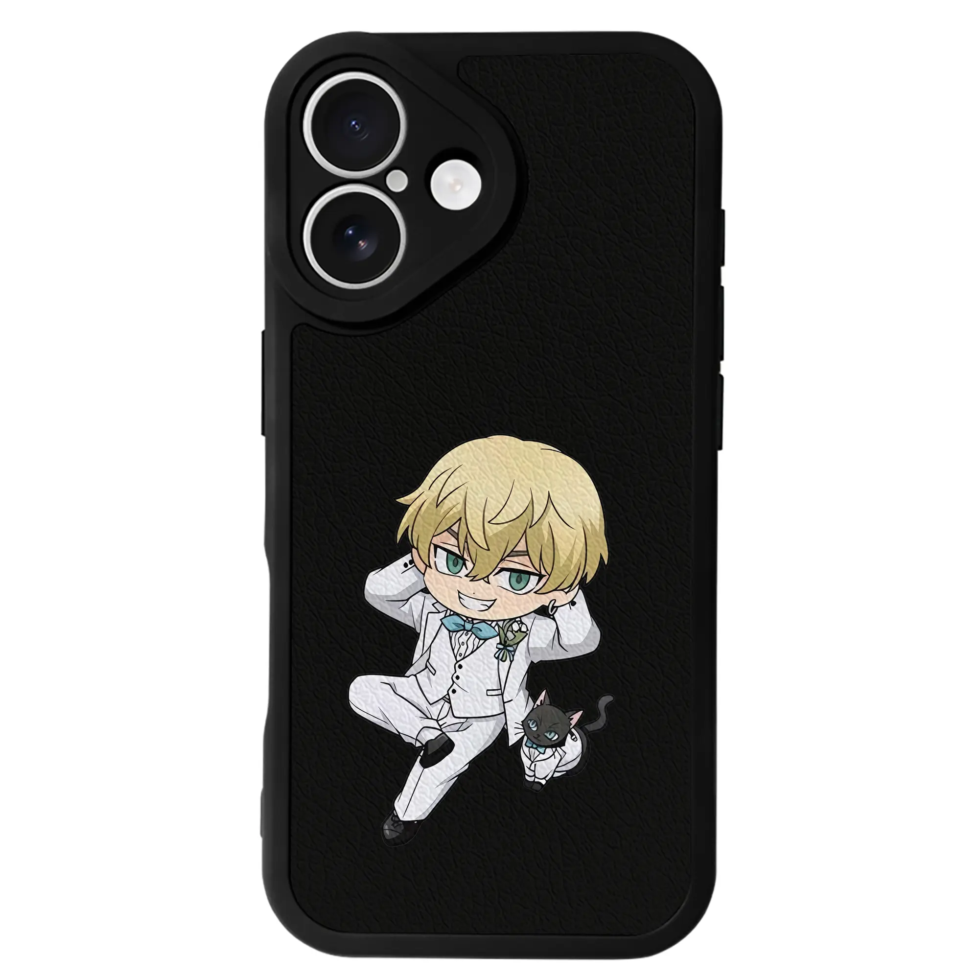 東京リベンジャーズ グッズ,松野千冬 - IPhone 16シリーズ対応 ・ シリコンスマホケース ・ レザー調 ・ 高精度フィット ・ 耐衝撃 ・ ワイヤレス充電対応 ・ 精密カット